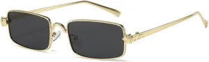 Fashion Small Women's Sunglasses Luxury Metal Frame Sunglasses Woman Trend Vintage Shades