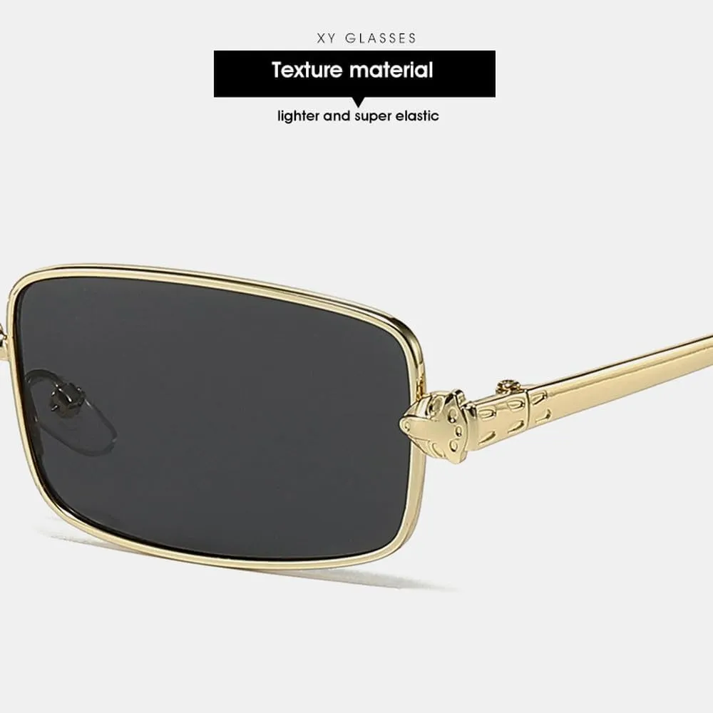 Fashion Small Women's Sunglasses Luxury Metal Frame Sunglasses Woman Trend Vintage Shades