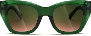 FEISEDY Oversized Vintage Square Sunglasses for Women Luxury Trendy Big Sun Glasses Thick Frame Shade UV400 Protection B2378