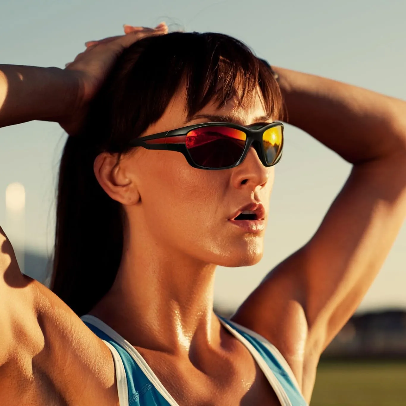 FEISEDY Polarized Sports Sunglasses for Men Women Youth Baseball Running Cycling Fishing TAC Glasses UV400 B0150