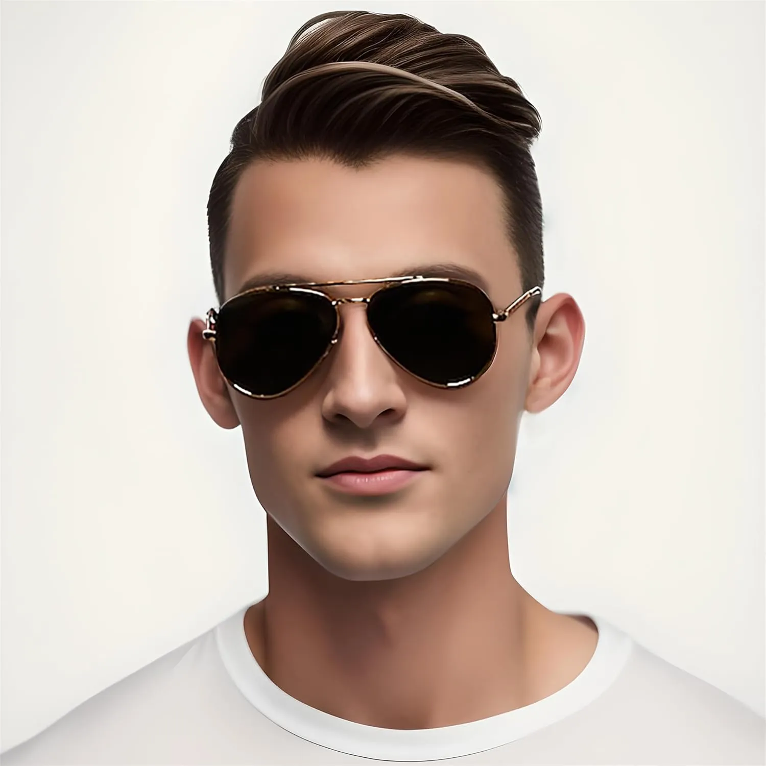 FEISEDY Sunglasses Womens, Aviator Polarized Men, Classic Metal Frame Pilot Shades B9113