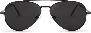 FEISEDY Sunglasses Womens, Aviator Polarized Men, Classic Metal Frame Pilot Shades B9113