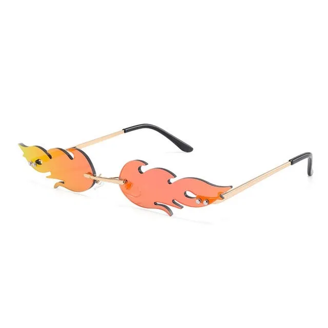 Fire Flame Sunglasses Women