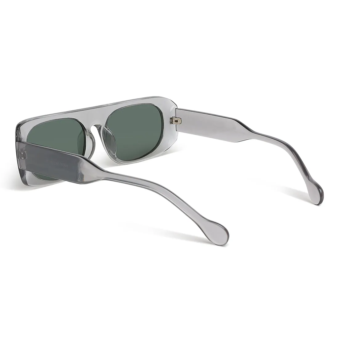 Flat Bridge Oval Sunglasses