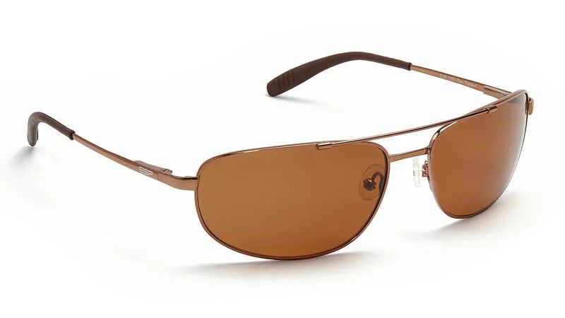 Flex Titanium Collection - Copper (Melanin Polarized Brown Lenses)