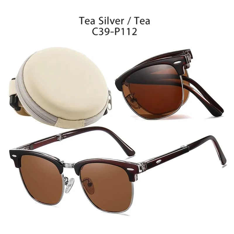 Folding Pocket HD Polarized Classic Driving Sunglasses
