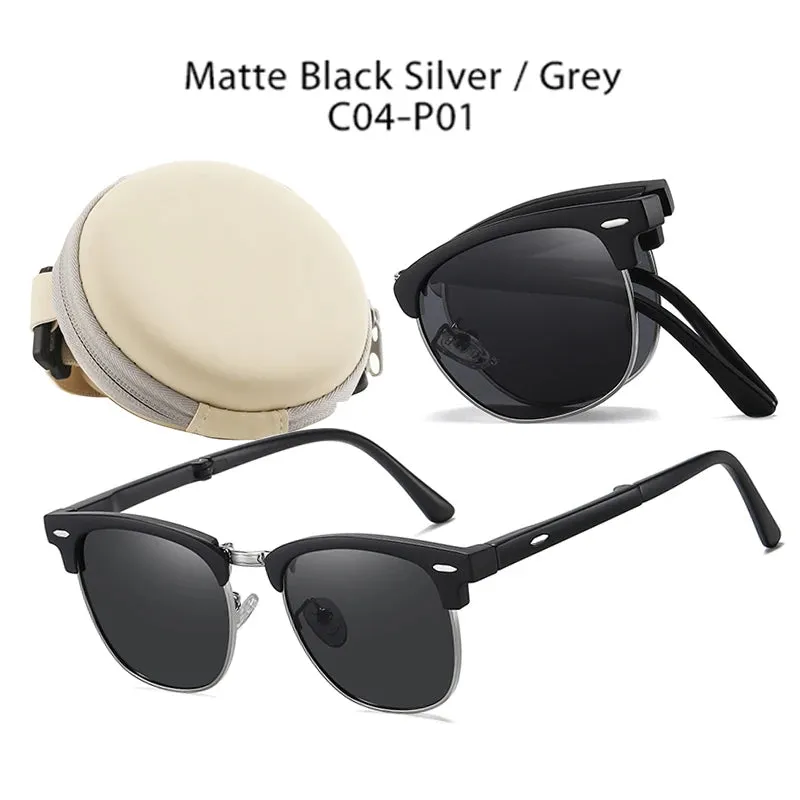 Folding Pocket HD Polarized Classic Driving Sunglasses