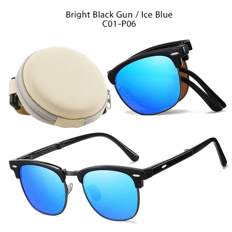 Folding Pocket HD Polarized Classic Driving Sunglasses