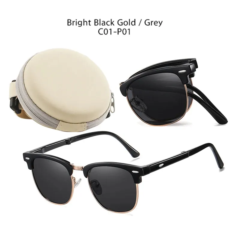 Folding Pocket HD Polarized Classic Driving Sunglasses