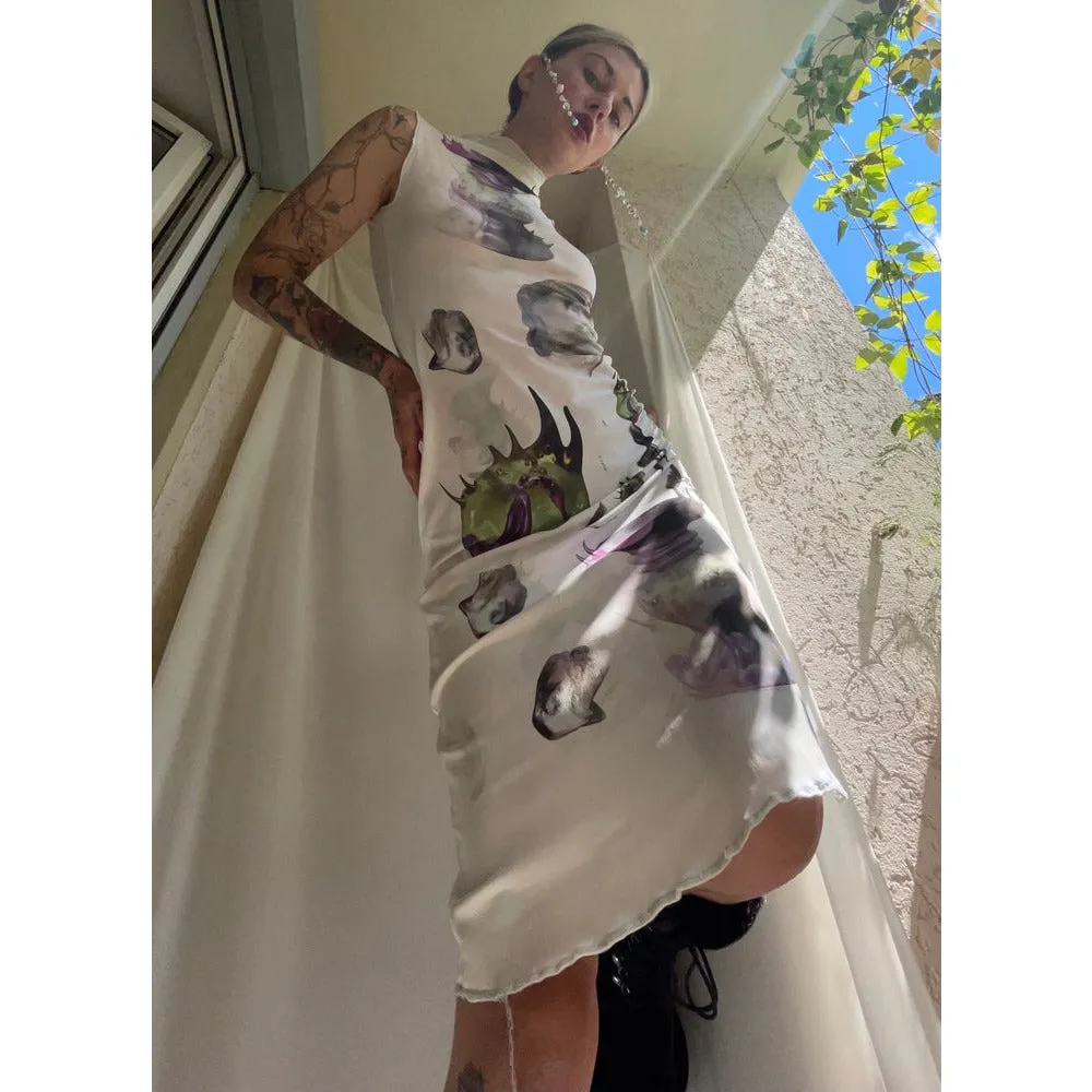 foreign planet pottery dress