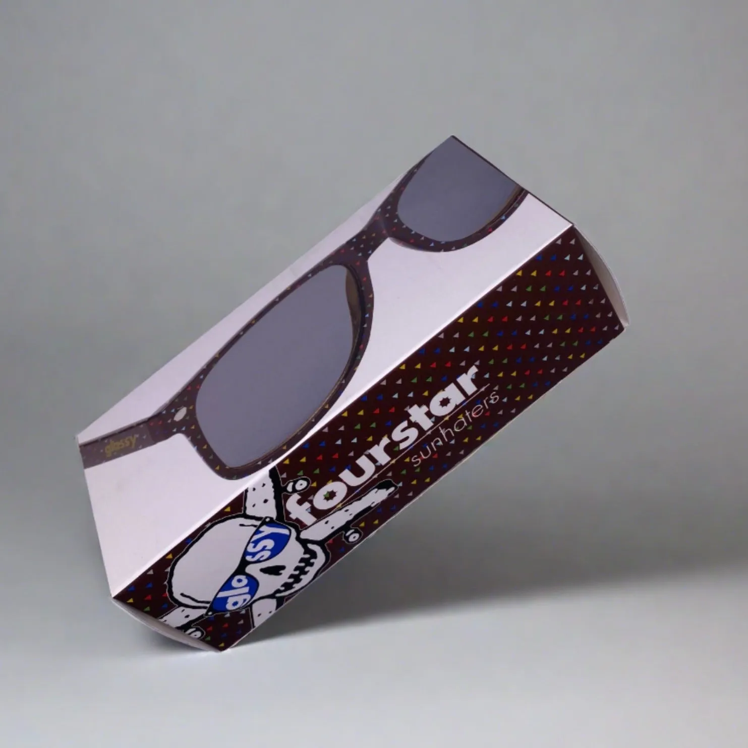Fourstar x Glassy Confetti Shades Sunglasses Brown