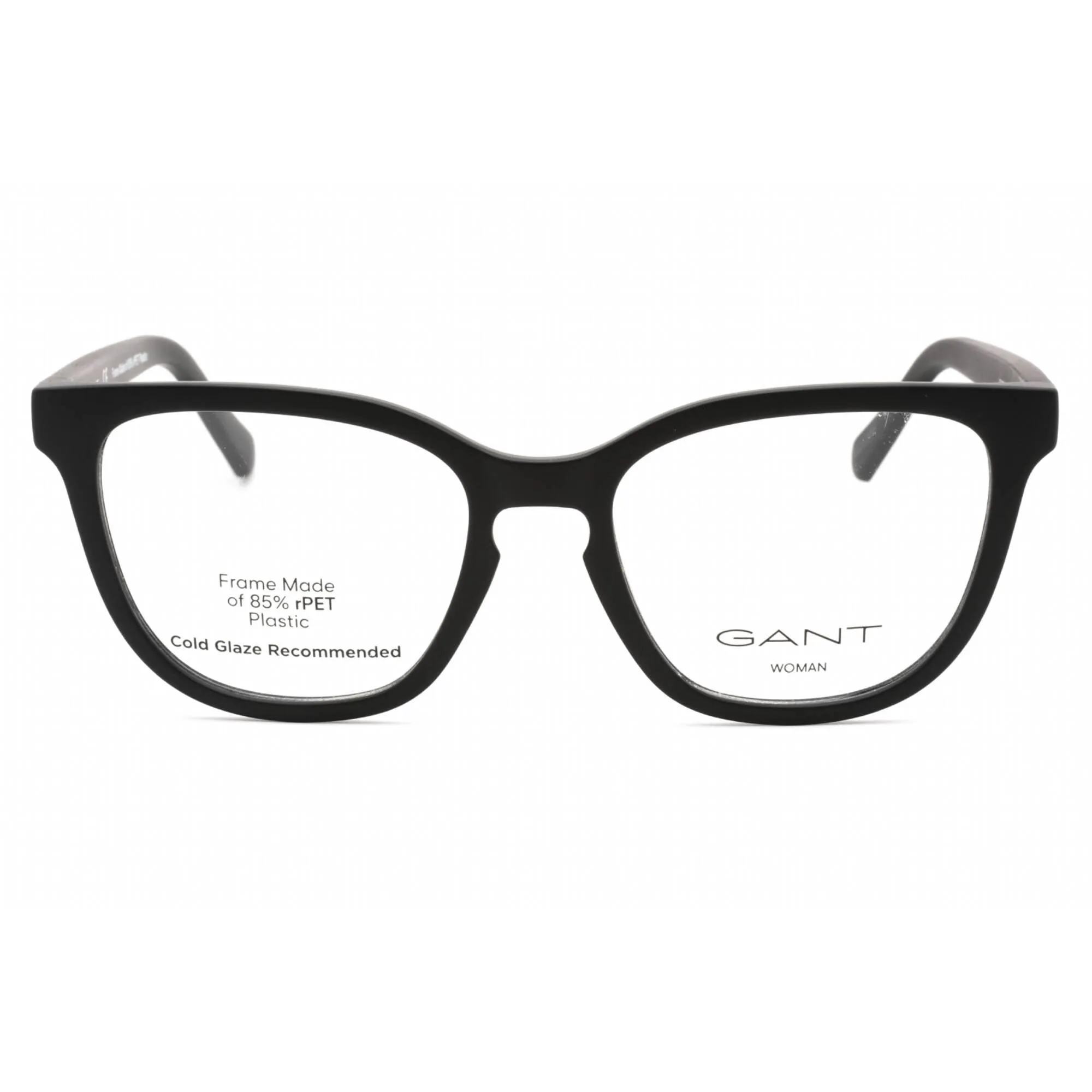 Gant Men's Eyeglasses - Matte Black Plastic Full Rim Rectangular Frame | GA3277 002