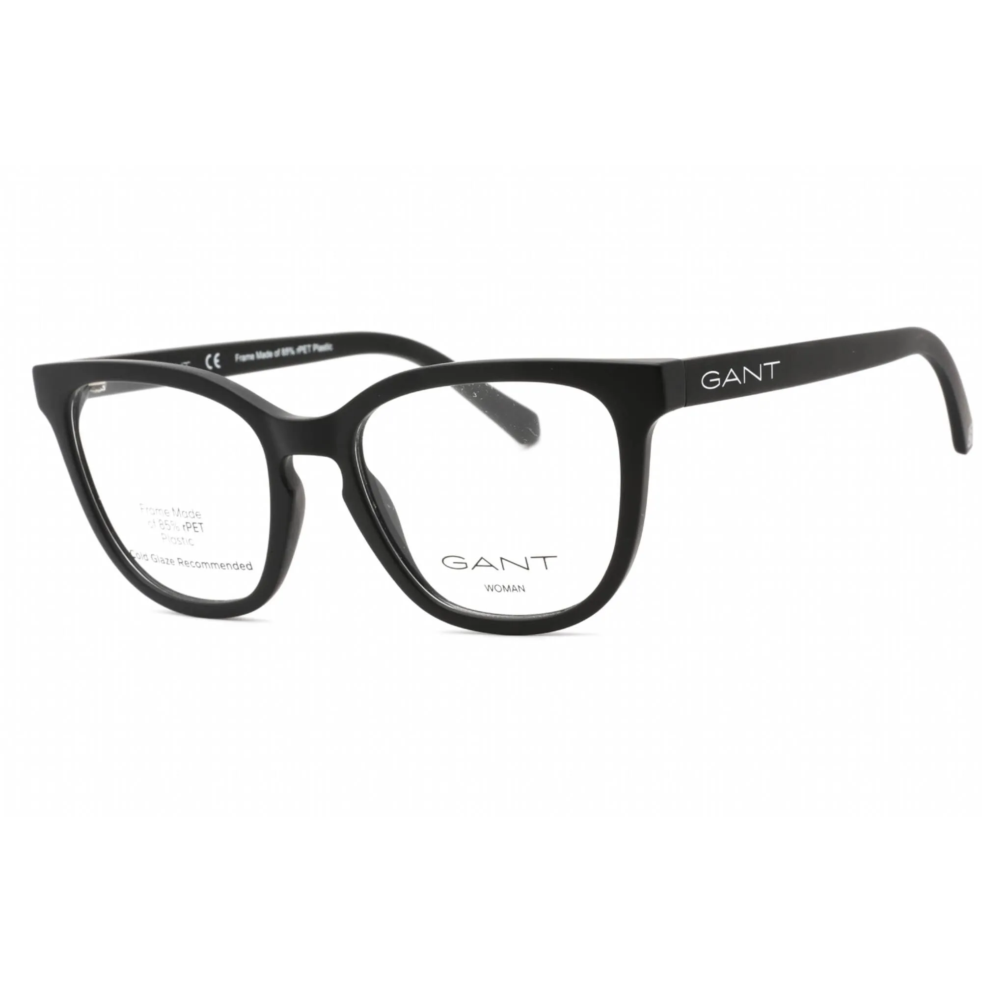 Gant Men's Eyeglasses - Matte Black Plastic Full Rim Rectangular Frame | GA3277 002
