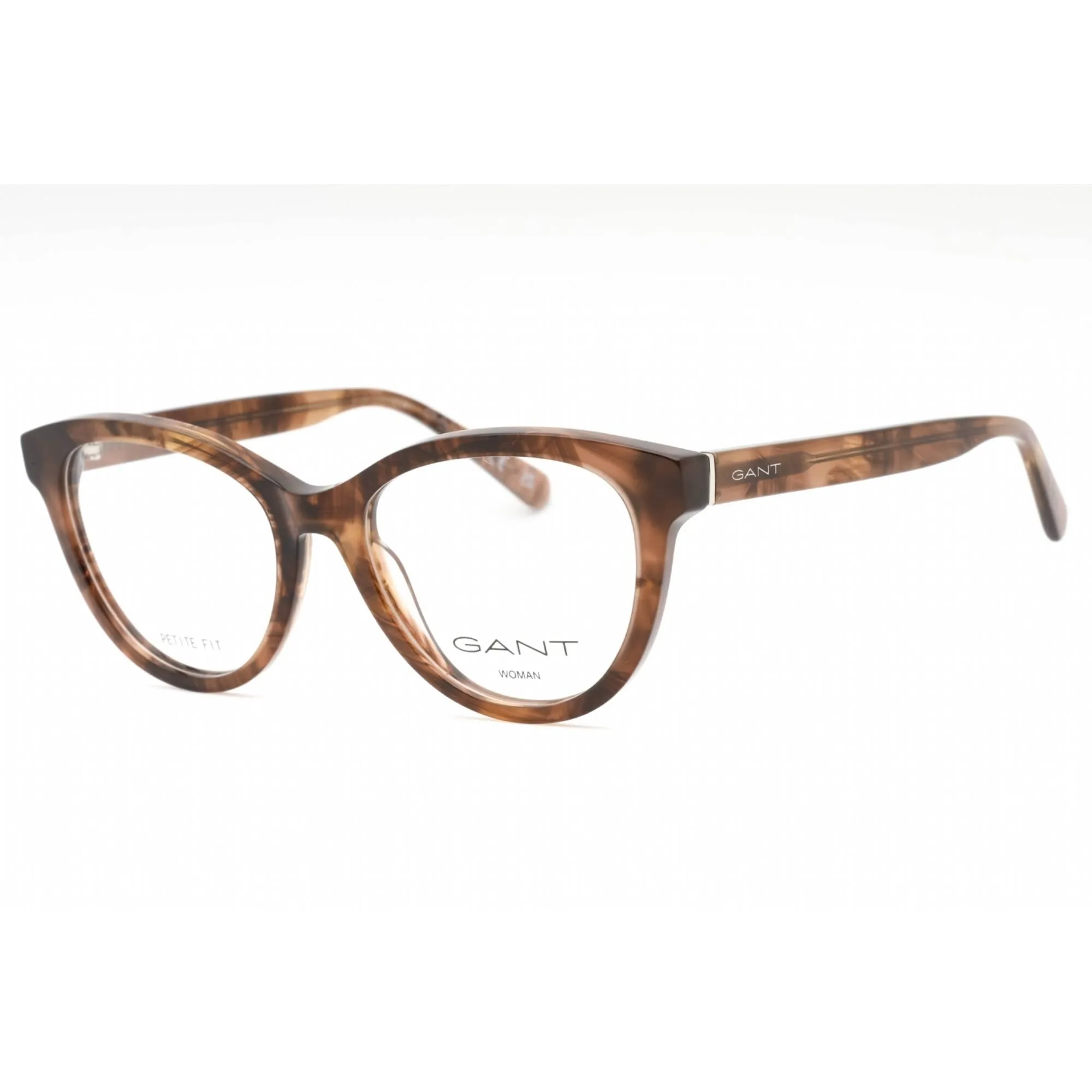 Gant Women's Eyeglasses - Dark Havana Plastic Cat Eye Full Rim Frame | GA4153 052