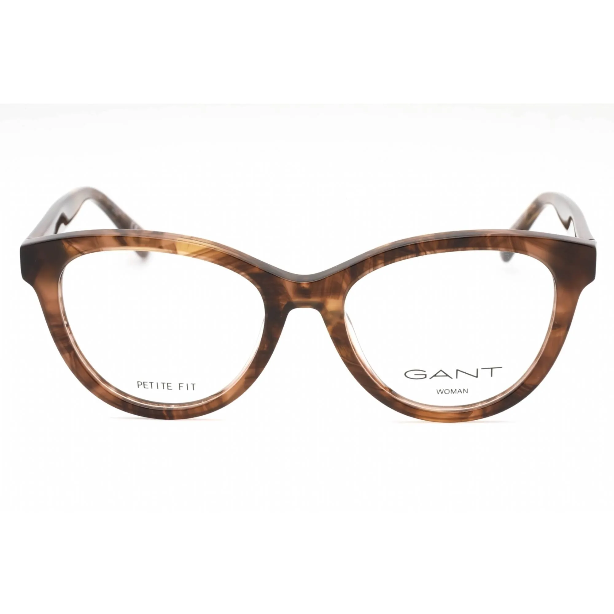 Gant Women's Eyeglasses - Dark Havana Plastic Cat Eye Full Rim Frame | GA4153 052