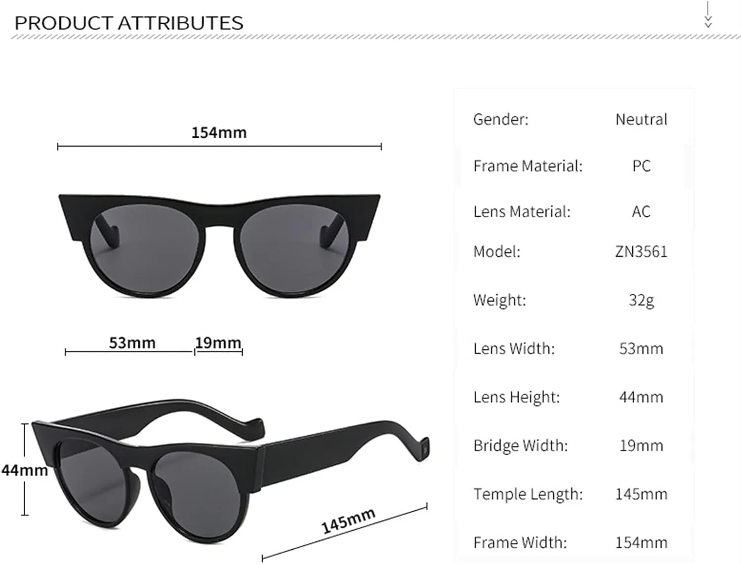 GAOXIN Cat Eye Men and Women Round Frame Sunglasses Outdoor Vacation Sunshade (Color : D, Size : Medium)