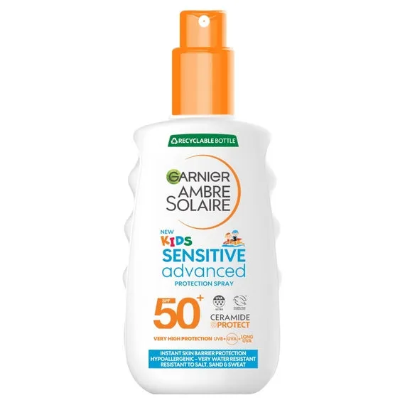 Garnier Ambre Solaire Kids SPF 50  Sensitive Advanced Sun Protection Spray 175ml