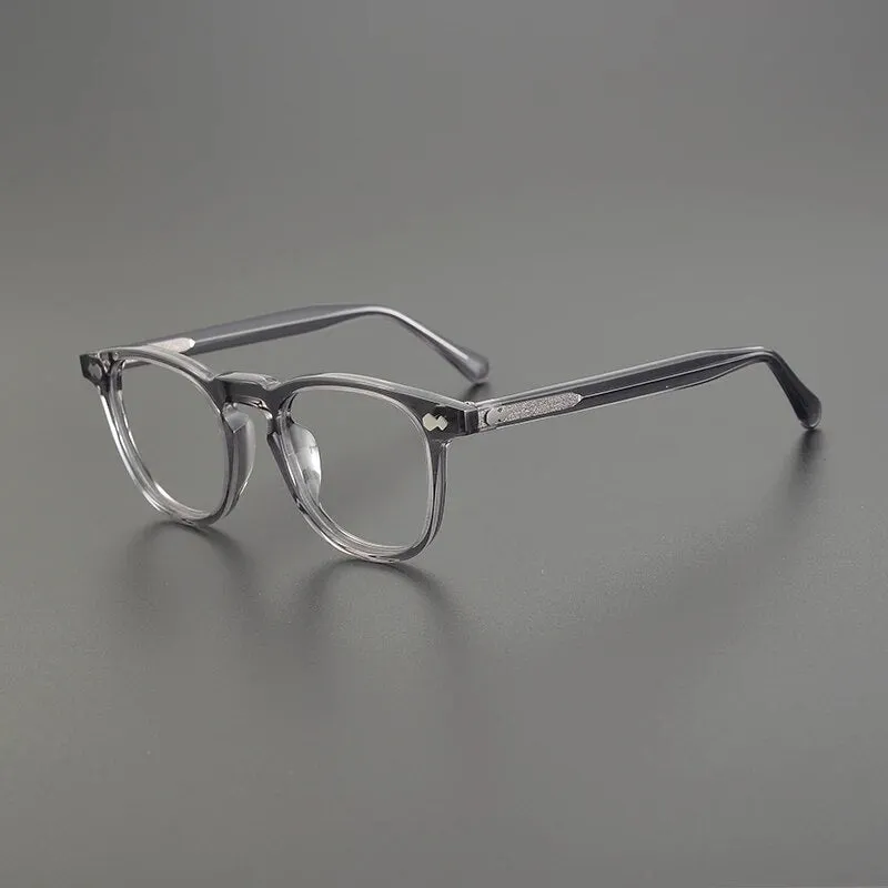Gatenac Unisex Full Rim Square Acetate Eyeglasses Gxyj1142
