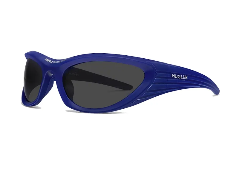 Gentle Monster X Mugler Spiral Sunglasses Blue/Gray