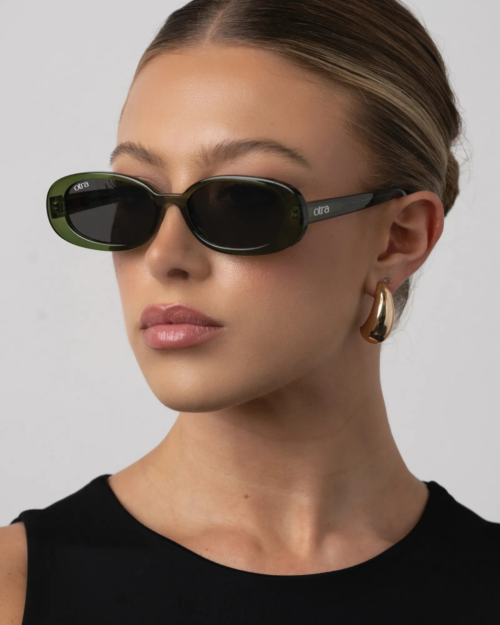 GINA SUNGLASSES MATCHA/SMOKE