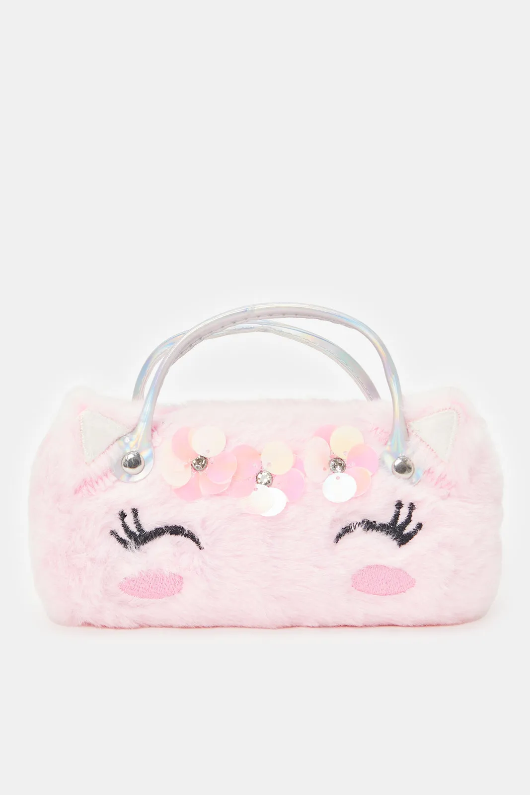 Girls Heart Shaped Sunglasses With Character Embellished Case