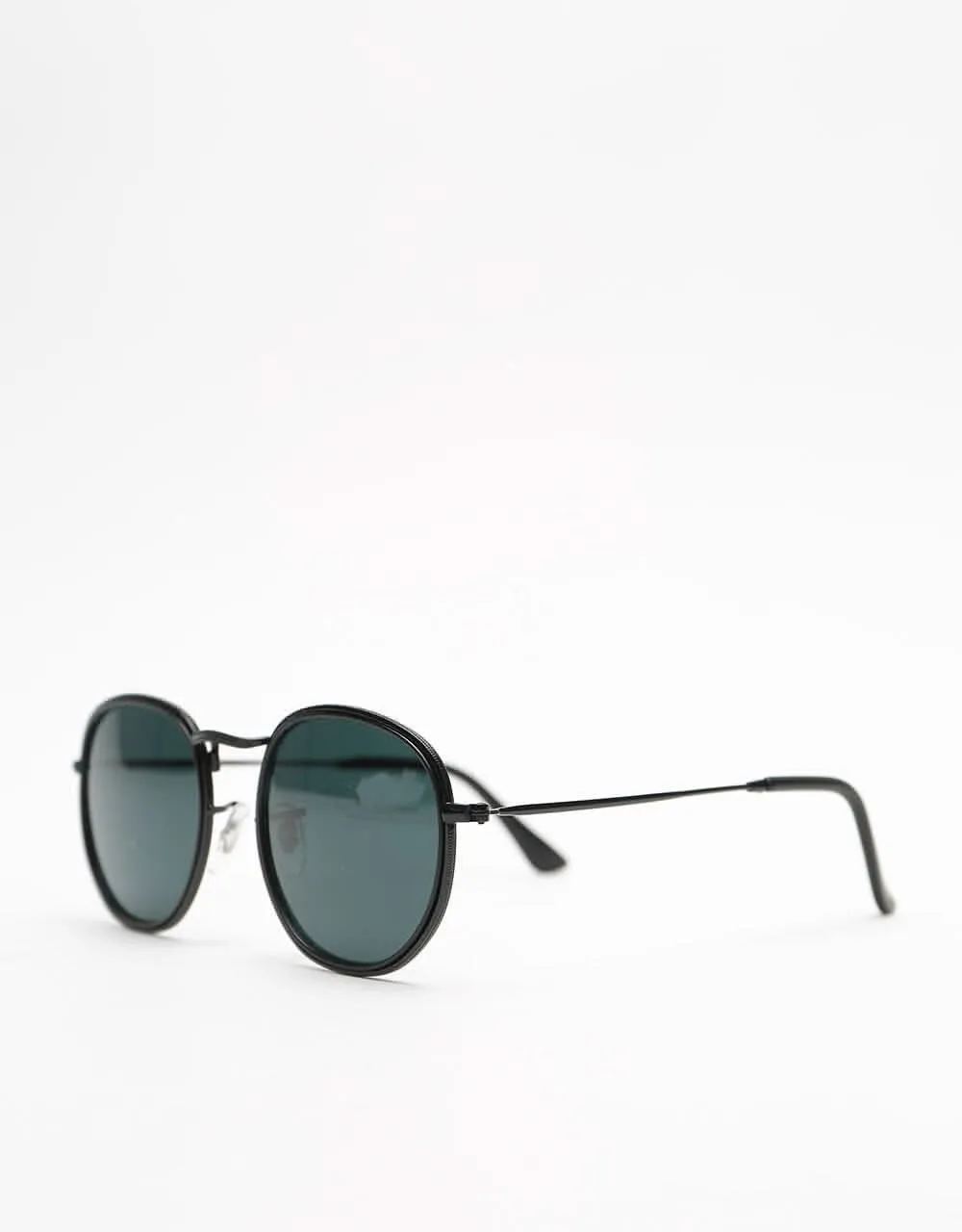 Glassy Sunhater Hudson Polarized Sunglasses - Matte Black