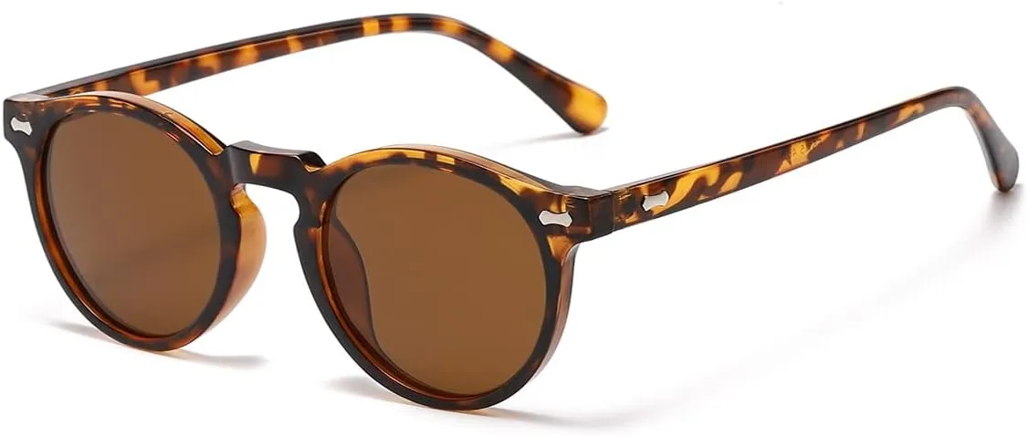 Gleyemor Kids Polarized Cute Round Sunglasses for Kids Girls Boys Age 3-8