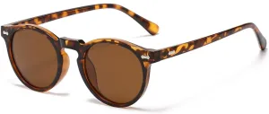 Gleyemor Kids Polarized Cute Round Sunglasses for Kids Girls Boys Age 3-8