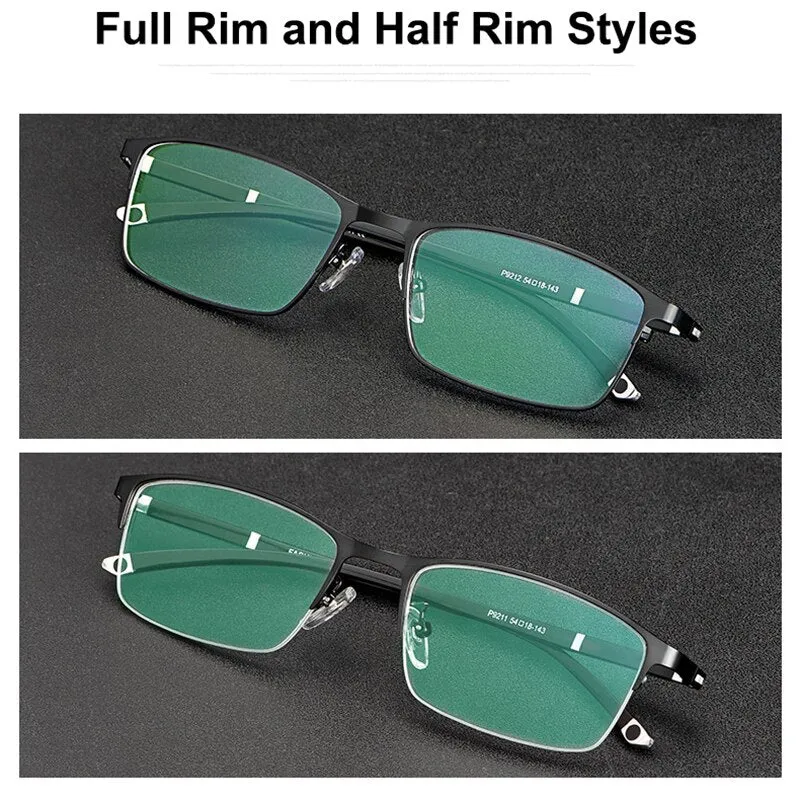 Gmei Unisex Eyeglasses Alloy Full Rim Styles And Half Rim Frame P9211