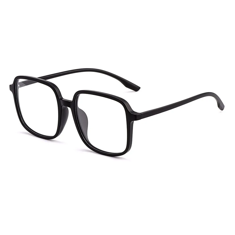 Gmei Unisex Eyeglasses Ultralight Tr90 Transparent Large Size M9164