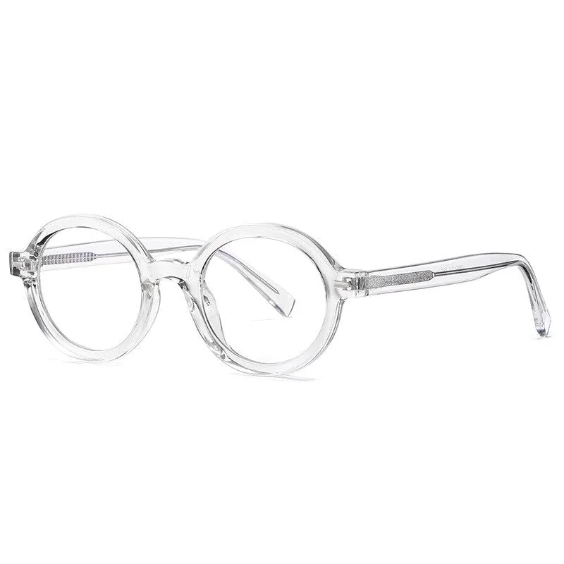 Gmei Unisex Full Rim TR 90 Titanium Round Frame Eyeglasses 2092