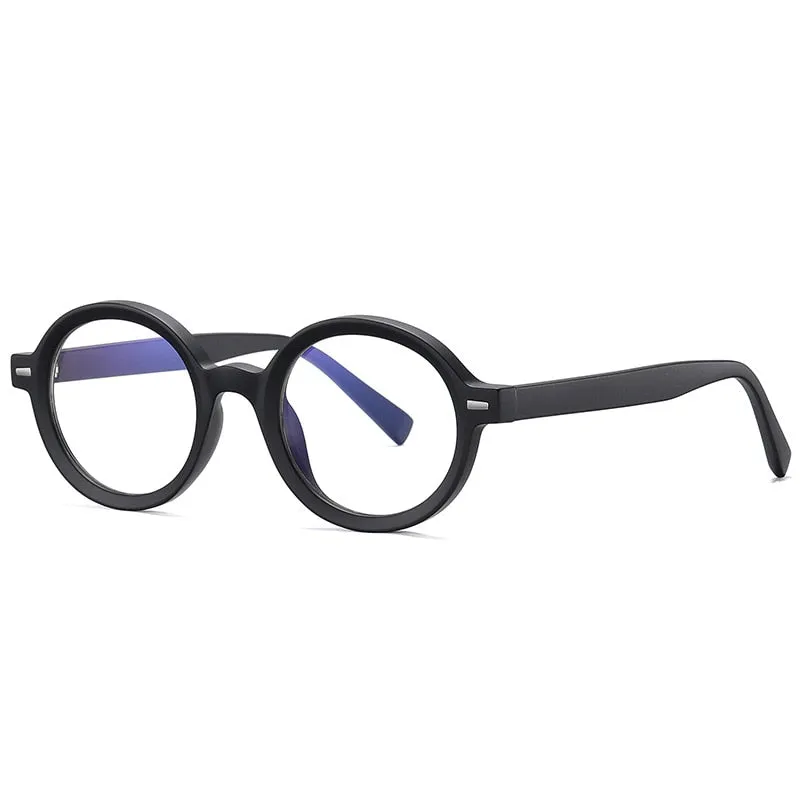 Gmei Unisex Full Rim TR 90 Titanium Round Frame Eyeglasses 2092
