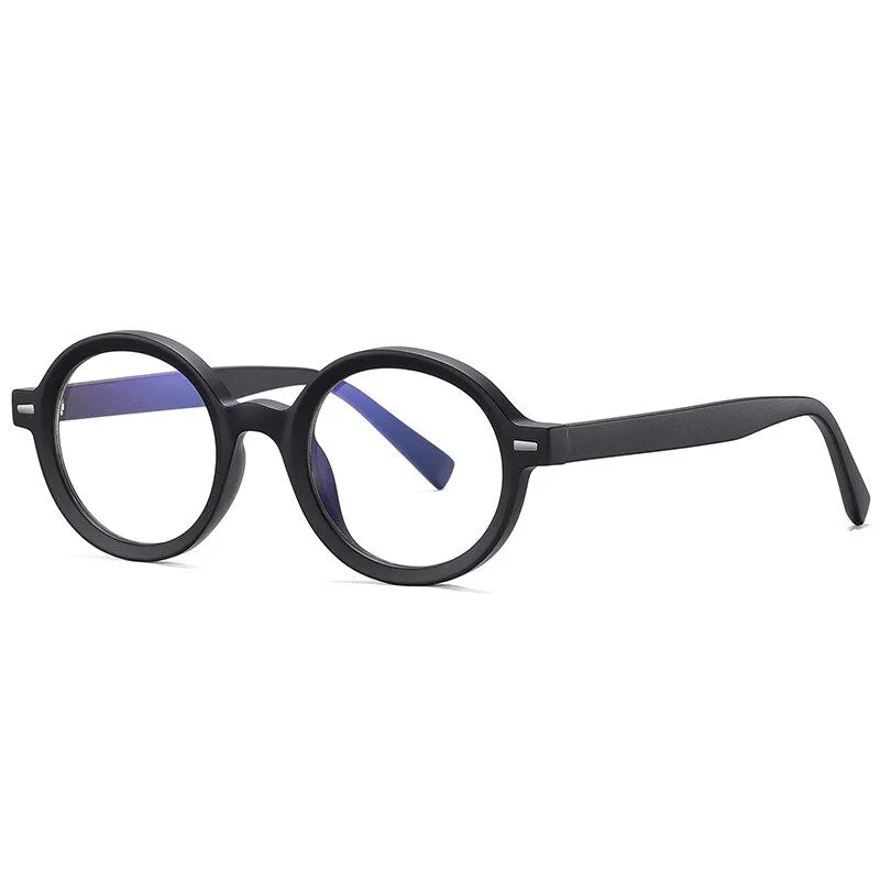 Gmei Unisex Full Rim TR 90 Titanium Round Frame Eyeglasses 2092