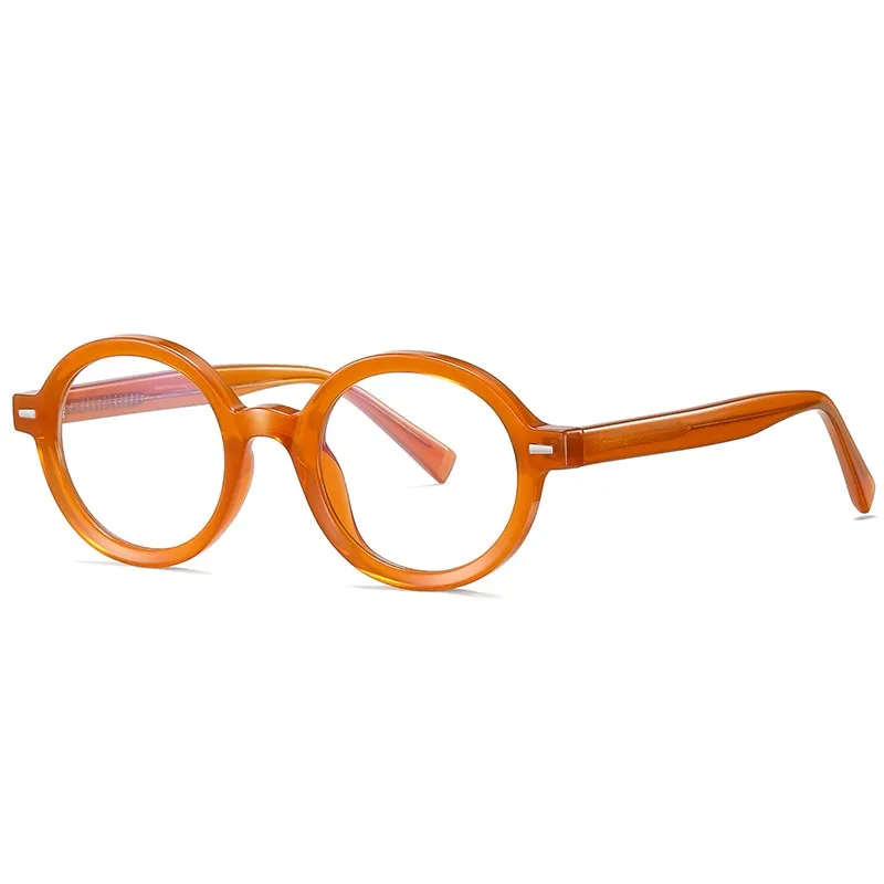Gmei Unisex Full Rim TR 90 Titanium Round Frame Eyeglasses 2092