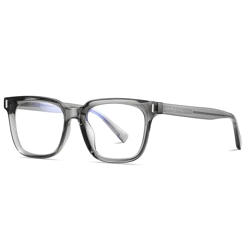 Gmei Unisex Full Rim TR 90 Titanium Square Frame Eyeglasses 2091
