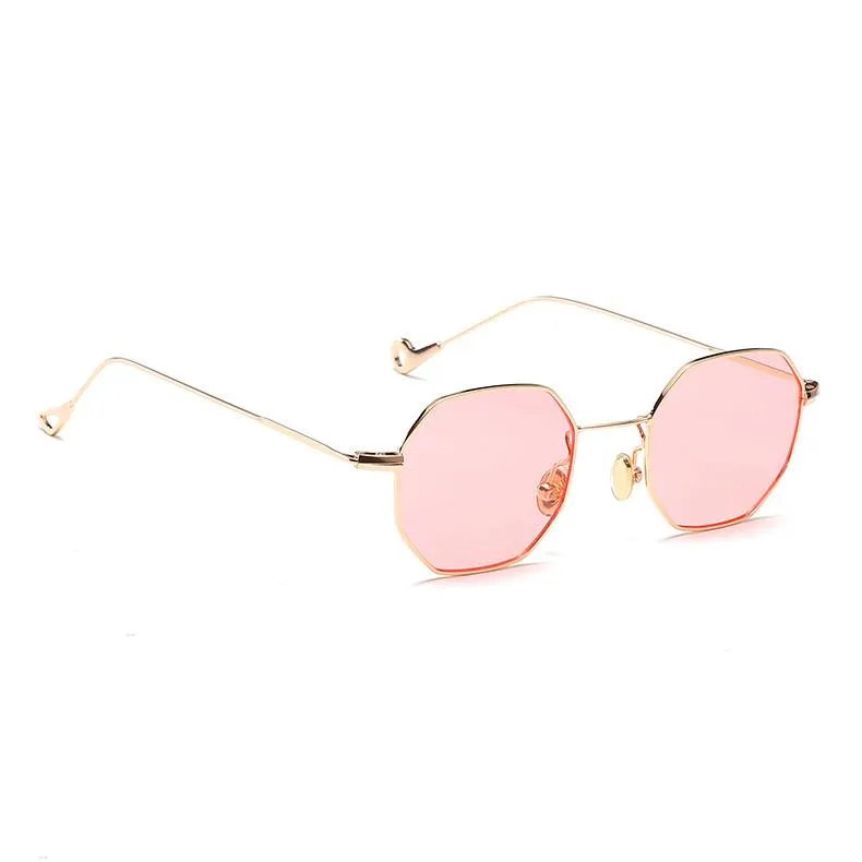 Gold Hex Sunglasses