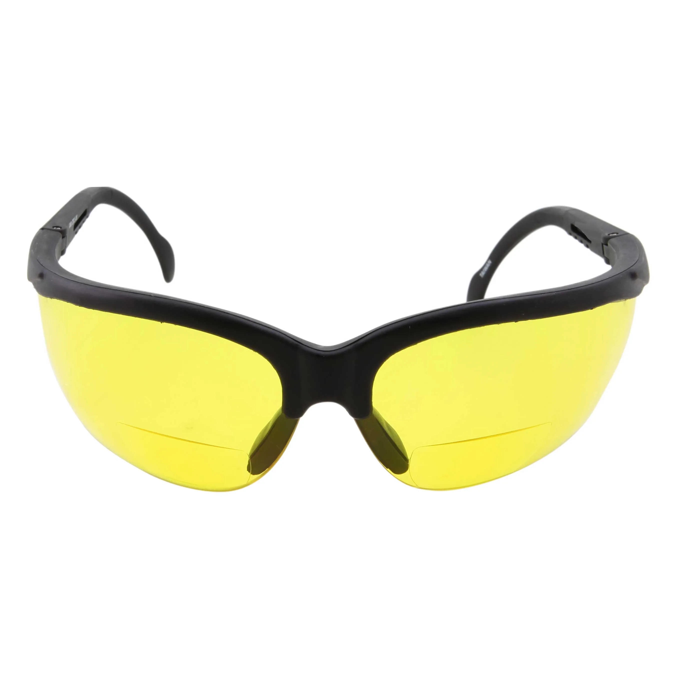 grinderPUNCH Bifocal Safety Reading Glasses Yellow Driving Night Vision Glasses Lens ANSI 100% Polycarbonate Lenses with UV400 Protection