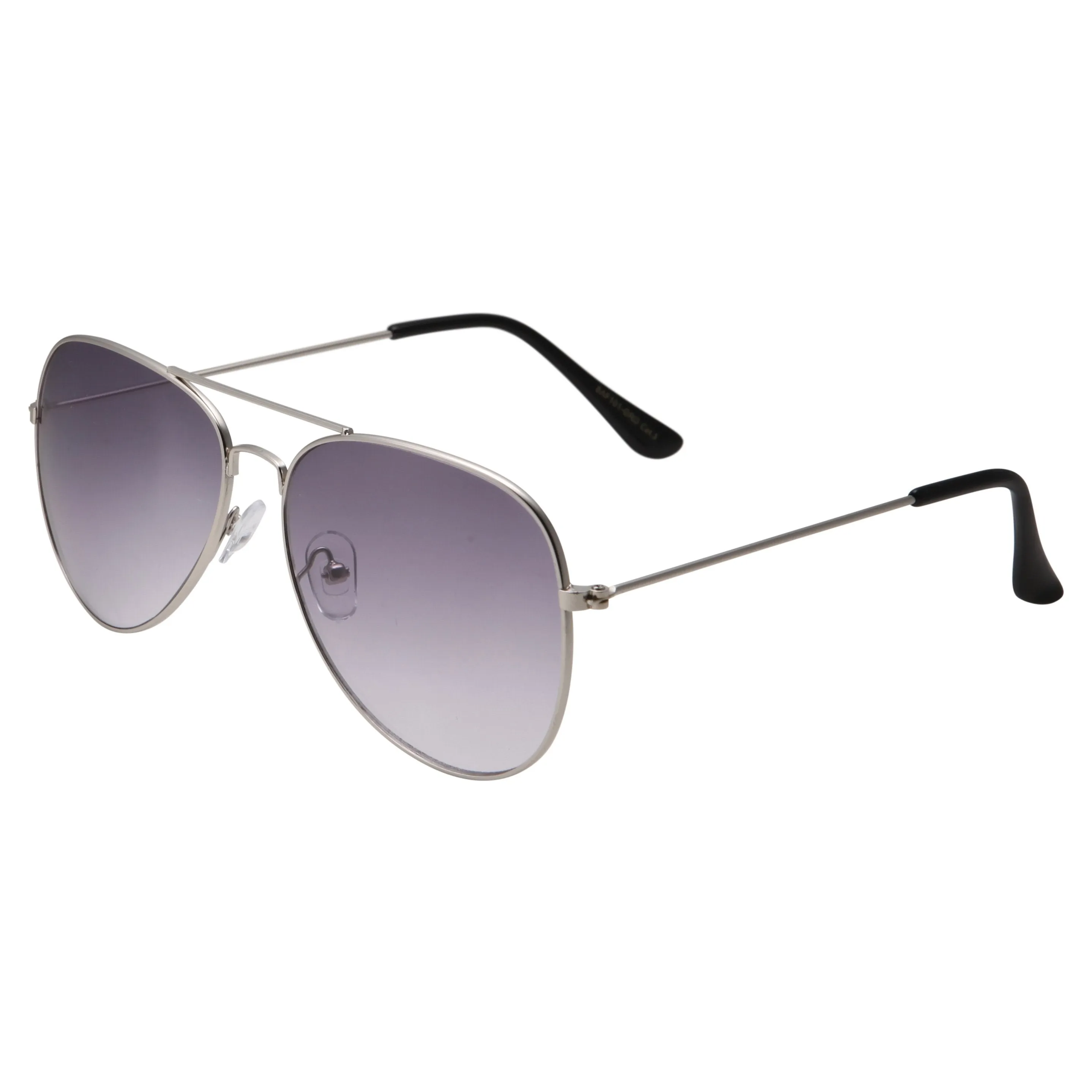 grinderPUNCH Classic Aviator Style Sunglasses Metal Frame Gradient Lens Black