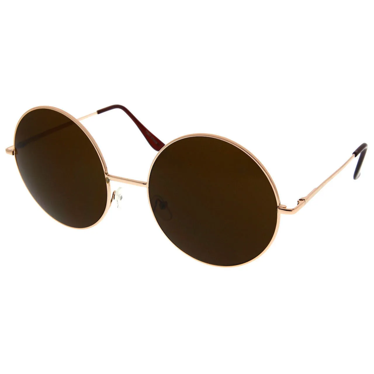 grinderPUNCH Extra Large Round Sunglasses for Women Retro Fashion