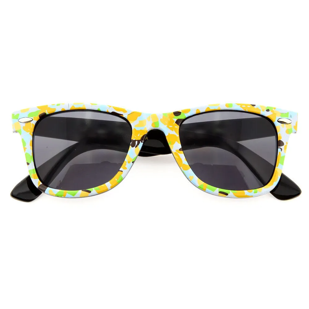 grinderPUNCH Women Sunglasses Classic Inspired Flower Fashion