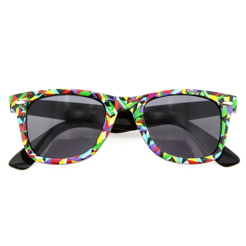 grinderPUNCH Women Sunglasses Classic Inspired Flower Fashion