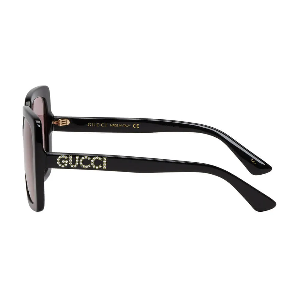 Gucci Black Feminine Chic Sunglasses