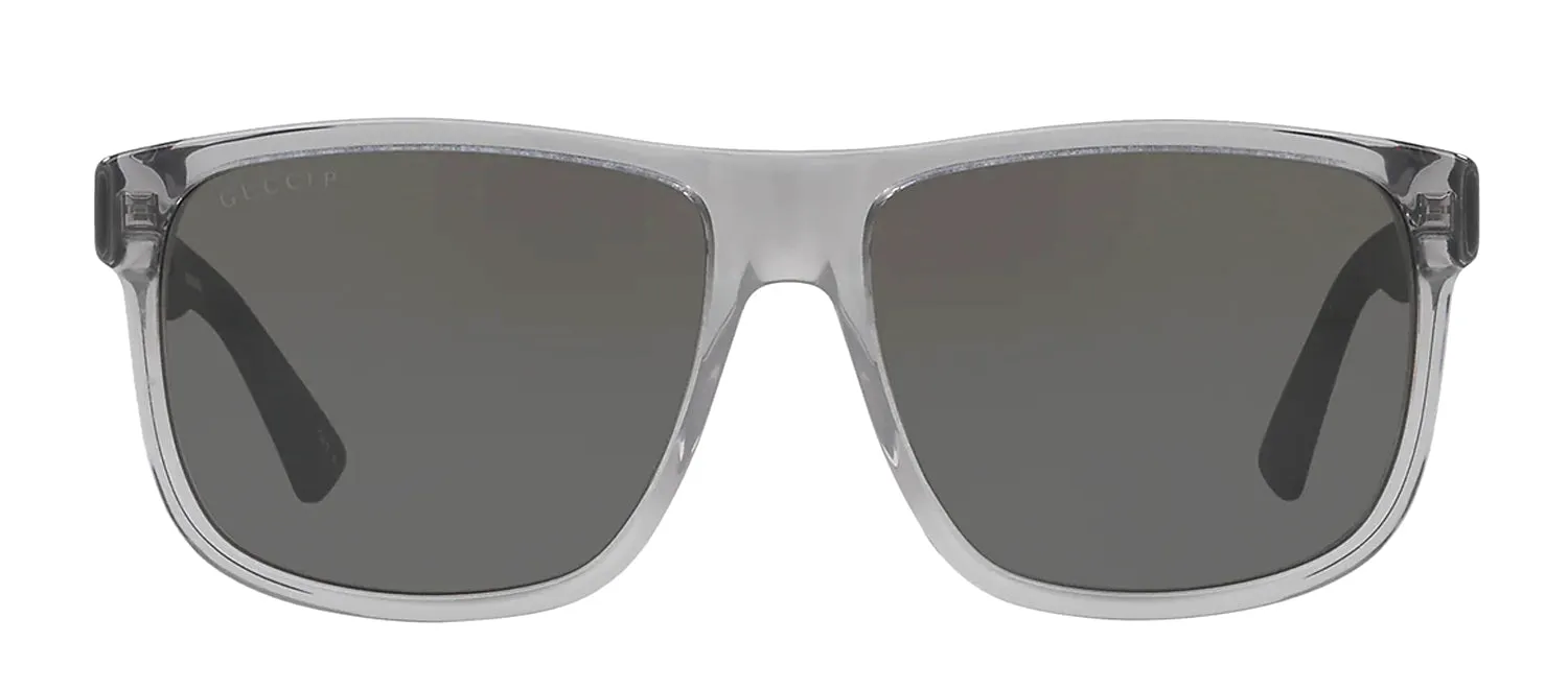 GUCCI GG0010S 004 Flattop Polarized Sunglasses