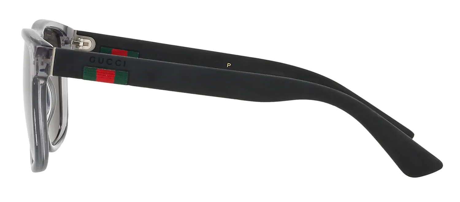 GUCCI GG0010S 004 Flattop Polarized Sunglasses