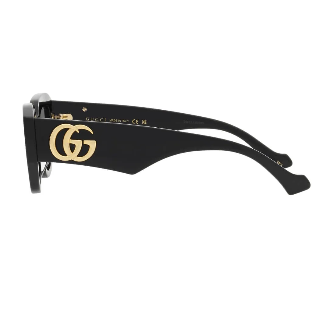 Gucci GG1421S 001 Women’s Sunglasses - Black Frame, Grey Lenses