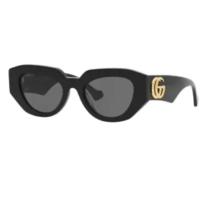 Gucci GG1421S 001 Women’s Sunglasses - Black Frame, Grey Lenses