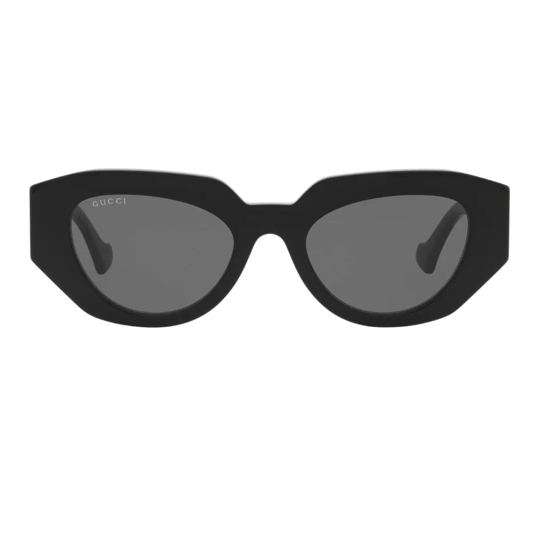 Gucci GG1421S 001 Women’s Sunglasses - Black Frame, Grey Lenses