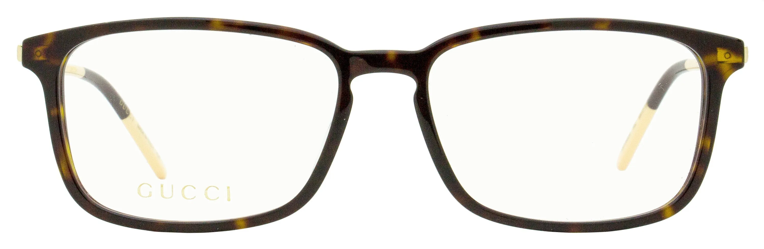 Gucci Men's Classic Eyeglasses GG1056OA 002 Havana/Gold 56mm