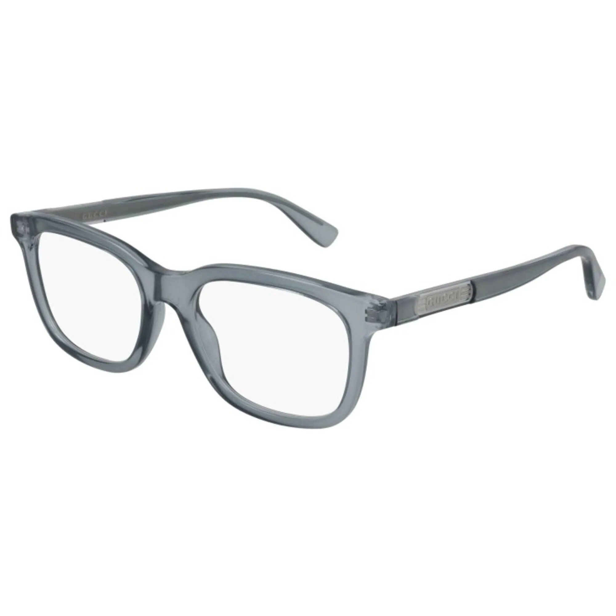 Gucci Men's Eyeglasses - Light-Blue Acetate Rectangular Frame Demo Lens | GG0938O 008