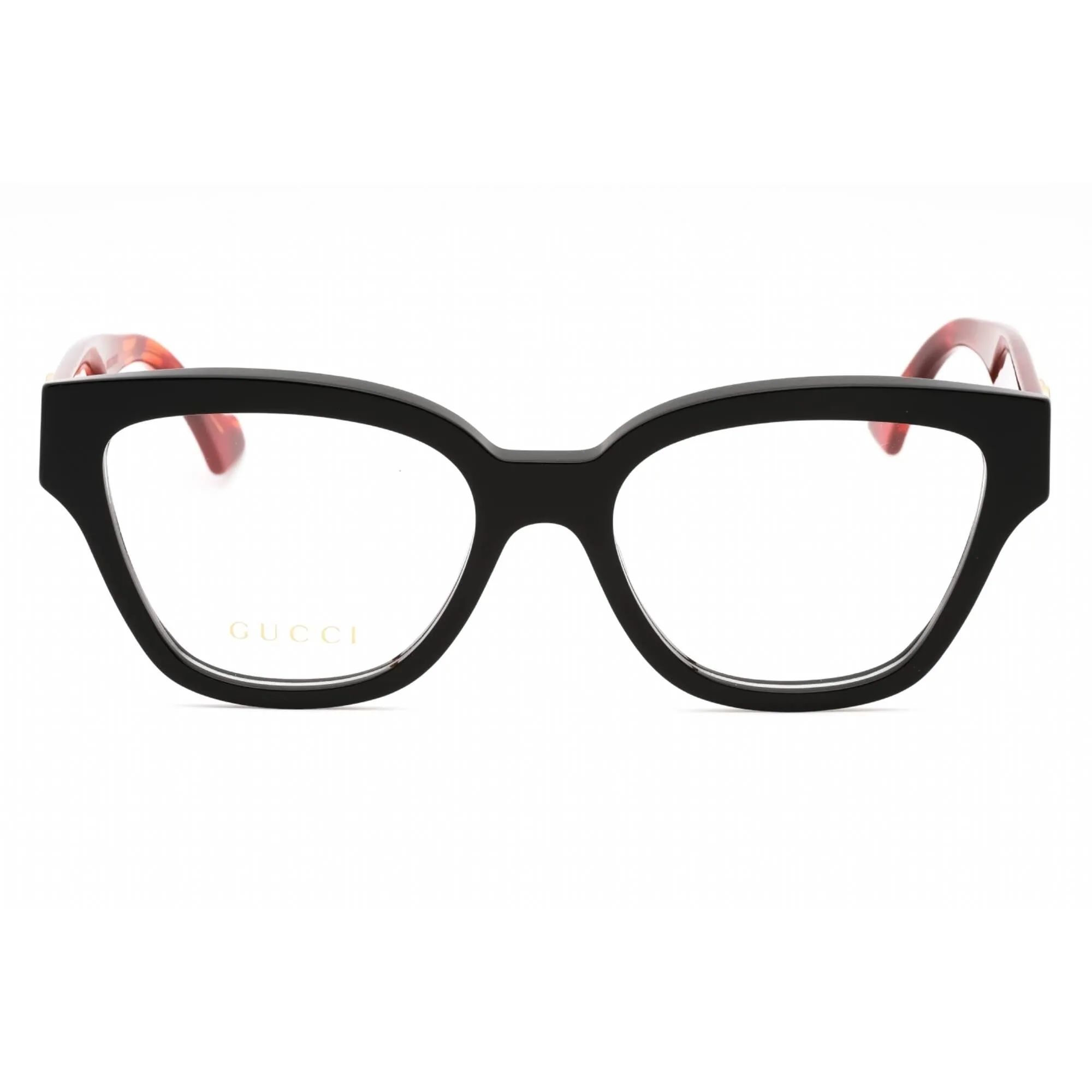 Gucci Women's Eyeglasses - Black Havana Acetate Cat Eye Full Rim Frame | GG1424O 007